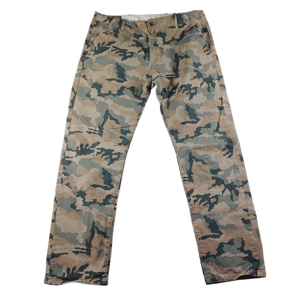 Levi Strauss & Co Men's 34*w x 28*l Camo Print 100% Cotton Pants Men's Casual - Picture 1 of 10